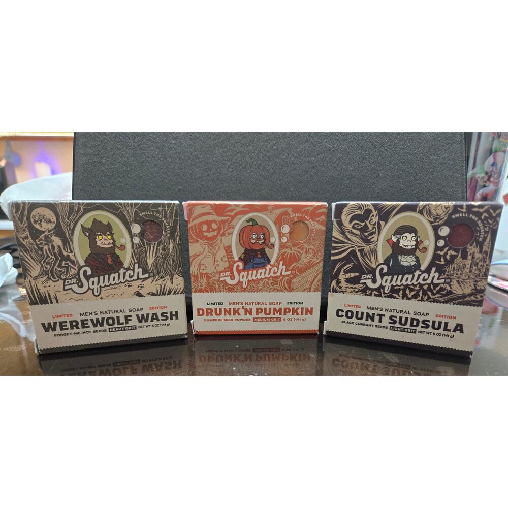 Dr. Squatch Soap 3 Pack- Unopened